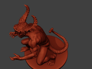 diablo 001 Modelo de Impressão 3D