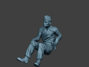 german tank crew unit ww2 sit2 gtc1 3D Print Model