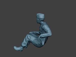 german tank crew unit ww2 sit2 gtc1 3D Print Model