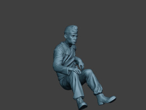 german tank crew unit ww2 sit2 gtc1 3D Print Model