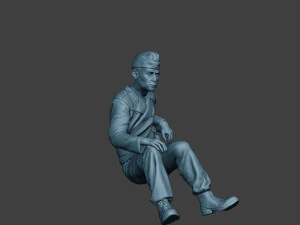german tank crew unit ww2 sit2 gtc1 3D Print Model