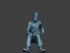german tank crew unit ww2 sit2 gtc1 3D Print Model