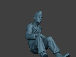 german tank crew unit ww2 sit2 gtc1 3D Print Model