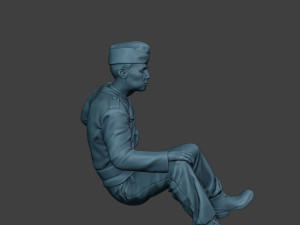 german tank crew unit ww2 sit2 gtc1 3D Print Model