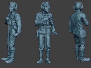 german tank crew unit ww2 radio gtc1 Modelo de impresión 3D