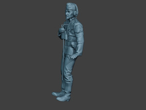 german tank crew unit ww2 radio gtc1 Model do druku 3D