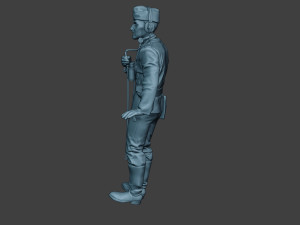 german tank crew unit ww2 radio gtc1 Model do druku 3D