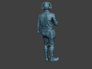 german tank crew unit ww2 radio gtc1 Model do druku 3D