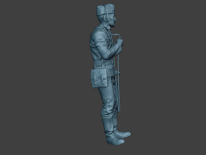 german tank crew unit ww2 radio gtc1 Model do druku 3D