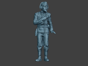 german tank crew unit ww2 radio gtc1 Model do druku 3D