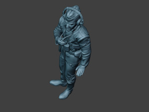 german tank crew unit ww2 radio gtc1 Model do druku 3D