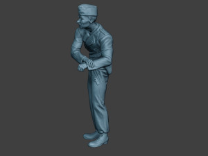 german tank crew unit ww2 on hole gtc1 3D Print Model