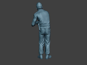 german tank crew unit ww2 on hole gtc1 3D Print Model