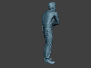 german tank crew unit ww2 on hole gtc1 3D Print Model