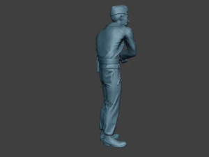 Unit&agrave; equipaggio carro armato tedesco ww2 sulla buca gtc1 Modello di stampa 3D