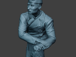 german tank crew unit ww2 on hole gtc1 3D Print Model