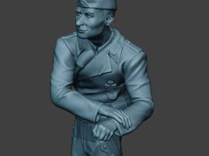 Unit&agrave; equipaggio carro armato tedesco ww2 sulla buca gtc1 Modello di stampa 3D