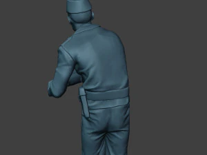 Unit&agrave; equipaggio carro armato tedesco ww2 sulla buca gtc1 Modello di stampa 3D