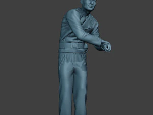 Unit&agrave; equipaggio carro armato tedesco ww2 sulla buca gtc1 Modello di stampa 3D