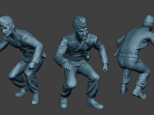 german tank crew unit ww2 ontank gtc1 3D Print Model