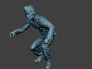 german tank crew unit ww2 ontank gtc1 3D 프린트 모델