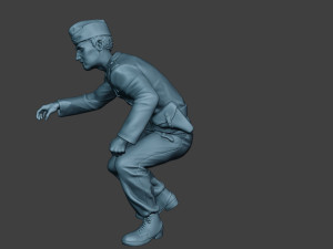 german tank crew unit ww2 ontank gtc1 3D 프린트 모델