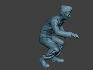 german tank crew unit ww2 ontank gtc1 3D 프린트 모델