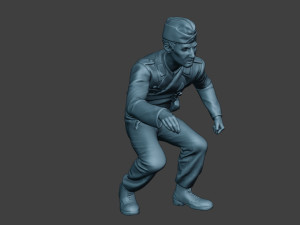 german tank crew unit ww2 ontank gtc1 3D 프린트 모델