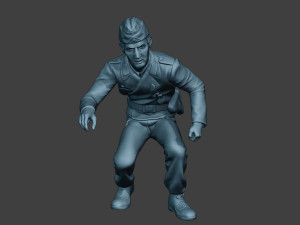 german tank crew unit ww2 ontank gtc1 3D 프린트 모델