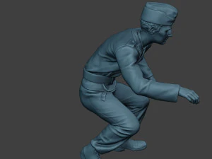 german tank crew unit ww2 ontank gtc1 3D Print Model