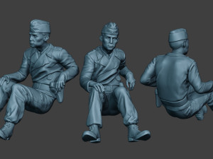 german tank crew ww2 gtc1 pack 1 Modelo de Impressão 3D