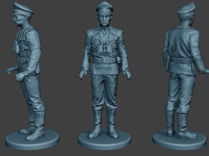 german tank crew ww2 gtc1 pack 1 3D Print Model