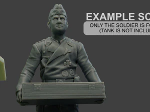 german tank crew ww2 gtc1 pack 1 3D Print Model