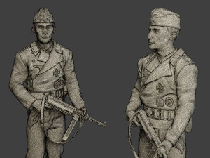german tank crew ww2 gtc1 pack 1 3D Print Model
