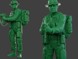 modern jungle soldier action mjs1 3D-printmodel