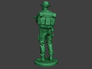 modern jungle soldier action mjs1 3D-printmodel