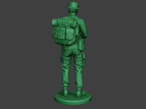 modern jungle soldier action mjs1 3D-printmodel