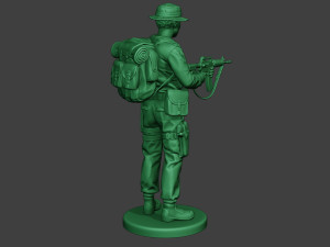 modern jungle soldier action mjs1 3D-printmodel