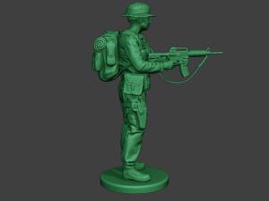 modern jungle soldier action mjs1 3D-printmodel