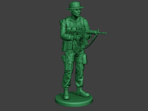 modern jungle soldier action mjs1 3D-printmodel