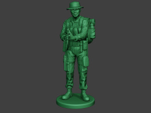 modern jungle soldier action mjs1 3D-printmodel
