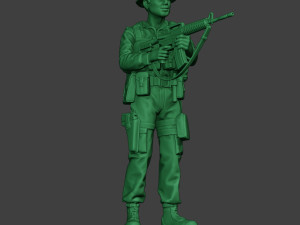 modern jungle soldier action mjs1 3D-printmodel