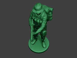 modern jungle soldier action mjs1 3D-printmodel