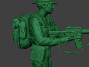 modern jungle soldier action mjs1 3D-printmodel