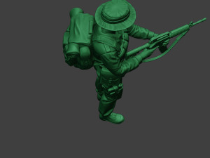 modern jungle soldier action mjs1 3D-printmodel
