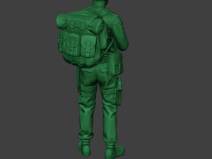 modern jungle soldier action mjs1 3D-printmodel