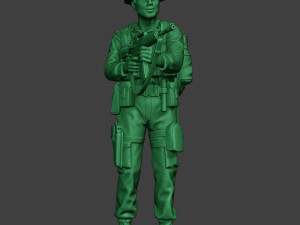 modern jungle soldier action mjs1 3D-printmodel