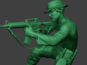 modern jungle soldier action2 mjs1 Modèles 3D en vedette