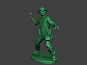modern jungle soldier grenade mjs1 Modèles 3D en vedette