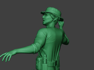 modern jungle soldier grenade mjs1 Modèles 3D en vedette